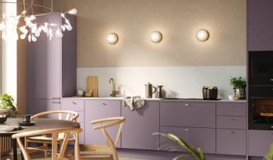 Puustelli keittiö lavender uusi sävy