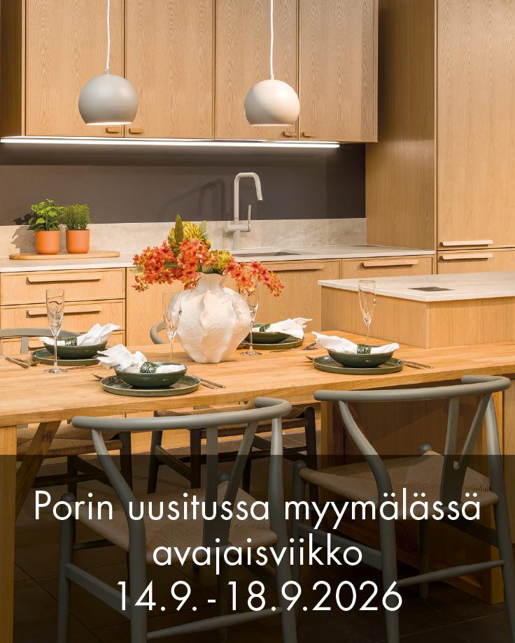 Porin uusitun myymälän avajaiset