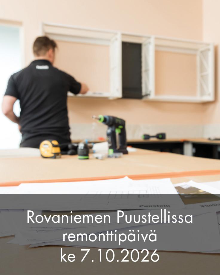 Rovaniemi remonttipäivä 7.10.2026