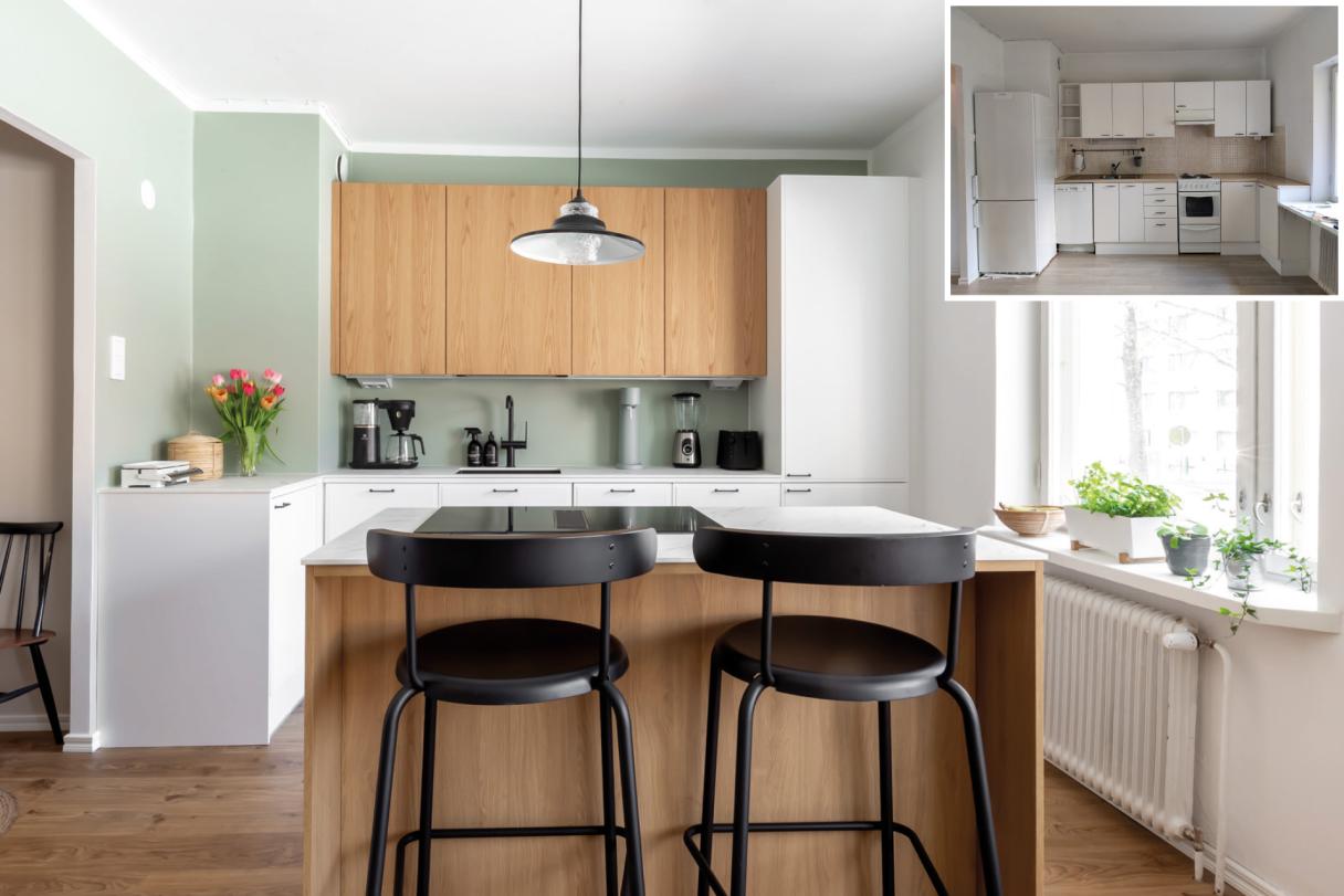 Puustelli saareke keittiö tammiviilu suorakeilaus