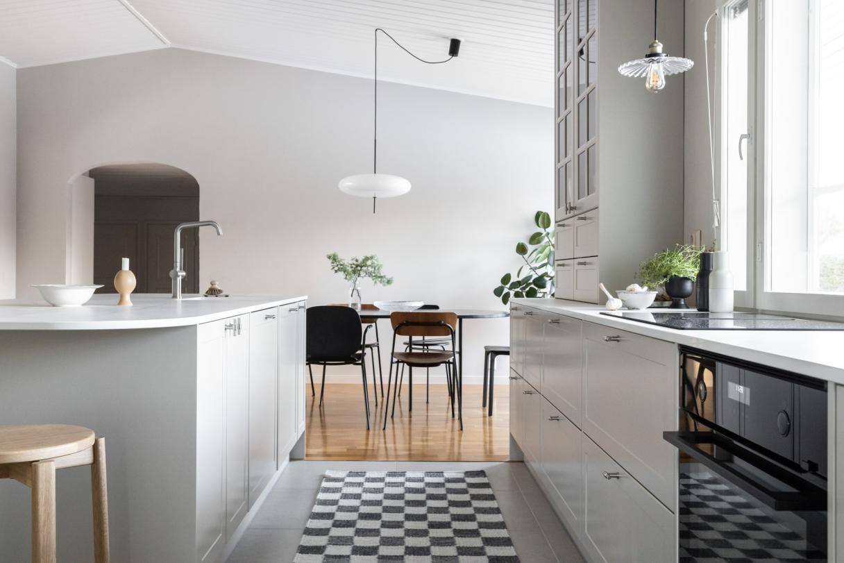 Puustelli saareke keittiö Dune Katinkulma