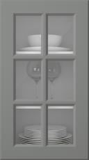 Maalattu ovi, Pigment, PM40RU, Dust Grey (clear lasi)