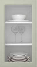 Maalattu ovi, Petite, PM60LA, Sage (clear lasi)