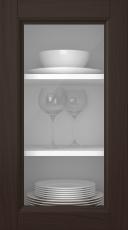 Tammiovi, Natural, PP54LA, Tummanruskea (clear lasi)