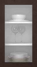 Koivuovi, Frame, PP60LA, Tummanruskea (clear lasi)