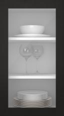 Koivuovi, Frame, PP60LA, Musta (clear lasi)