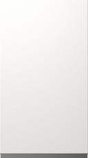 Lakattu ovi, Variant, TML874A, White, satin  (ph41 musta vedin)