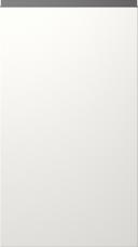 Lakattu ovi, Variant, TML874Y, White, satin  (ph41 musta vedin)
