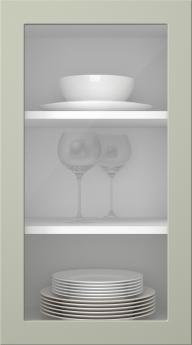 Maalattu ovi, Petite, PM60LA, Sage (clear lasi)