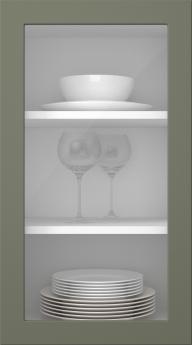 Maalattu ovi, Petite, PM60LA, Rosemary (clear lasi)