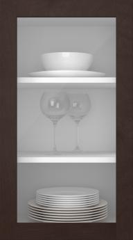 Koivuovi, Frame, PP60LA, Tummanruskea (clear lasi)