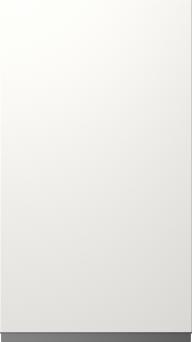 Lakattu ovi, Variant, TML874A, White, satin  (ph41 musta vedin)