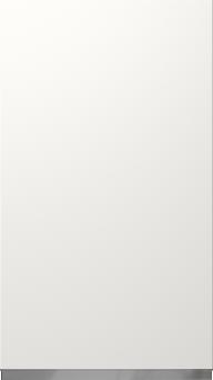 Lakattu ovi, Variant, TML874A, White, satin  (ph50 MetalGrey vedin)