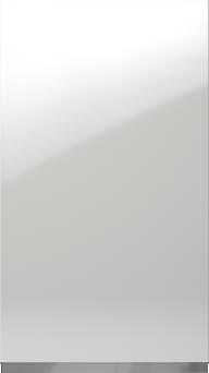 Lakattu ovi, Variant, TML874A, White, highgloss  (ph50 MetalGrey vedin)