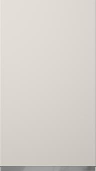 Lakattu ovi, Variant, TML874A, Seashell white, matt  (ph50 MetalGrey vedin)