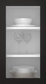 Koivuovi, Format, TP68LA, Musta (clear lasi)