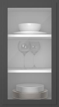 Koivuovi, Format, TP68LA, Graphite Grey (clear lasi)