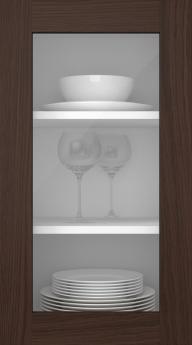Tammiovi, M-Concept, WS21LA, Tumman ruskea (clear lasi)
