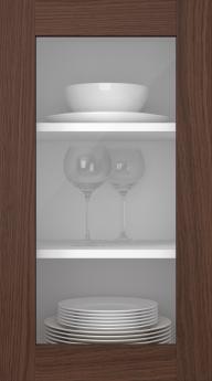 Tammiovi, M-Concept, WS21LA, Pekaanipähkinä (clear lasi)