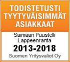 Tyytyväisimmät asiakkaat -sertifikaatti Lpr