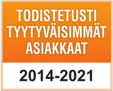 Todistetusti tyytyväisimmät asiakkaat