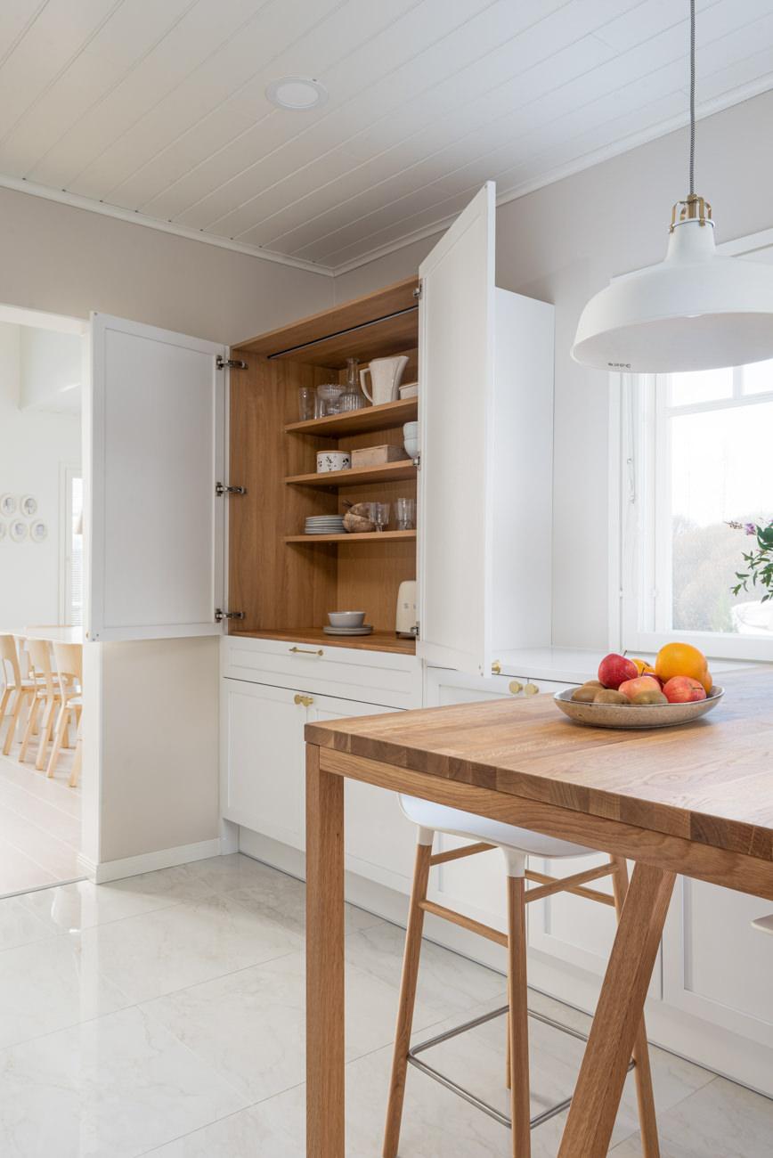 Moderni Yläkaapiton keittiö detsku 9