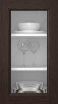 Tammiovi, Woody, PP25LA, Tummanruskea (clear lasi)