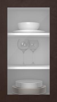 Koivuovi, Frame, PP60LA, Tummanruskea (clear lasi)