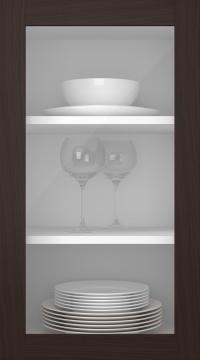 Tammiovi, Frame, PP60LA, Tummanruskea (clear lasi)