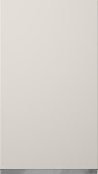 Lakattu ovi, Variant, TML874A, Seashell white, matt  (ph50 MetalGrey vedin)