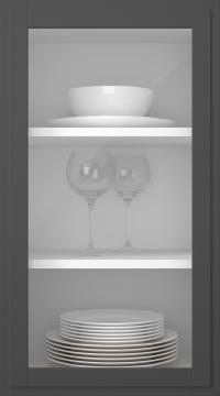 Koivuovi, Format, TP68LA, Graphite Grey (clear lasi)