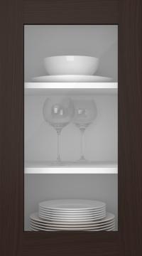 Tammiovi, M-Concept, WS21LA, Tummanruskea (clear lasi)