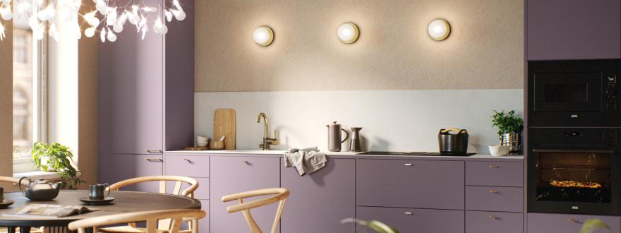 Puustelli keittiö lavender uusi sävy