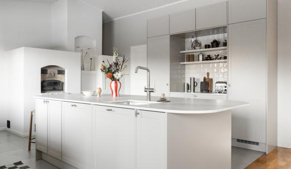 Puustelli saareke keittiö Dune Katinkulma